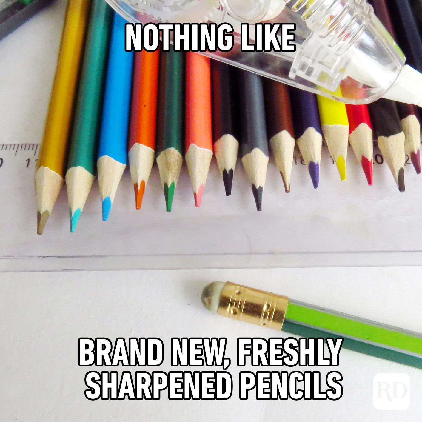 Nothing Like Brand New, Freshly Sharpened Pencils