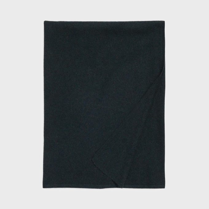 Cashmere throw blanket