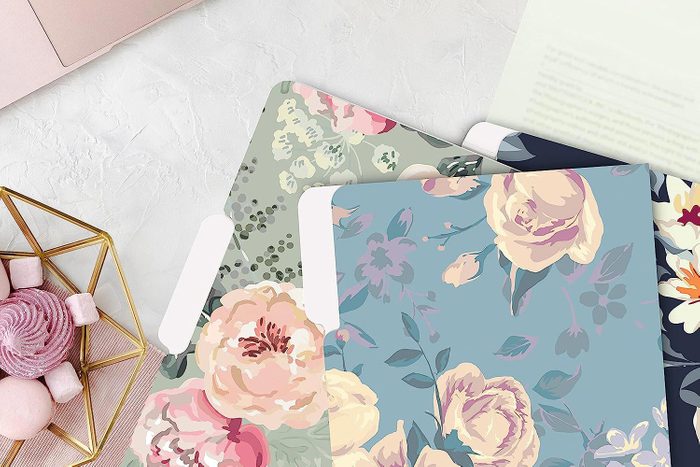 Floral File Folders