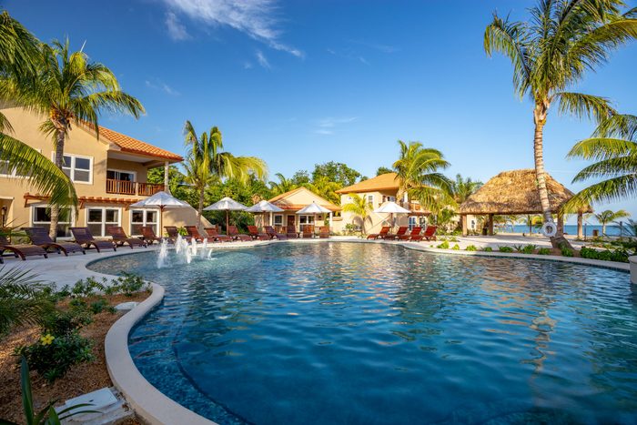 Resort Pool At Sirenian Bay Surrounded By Bungalows