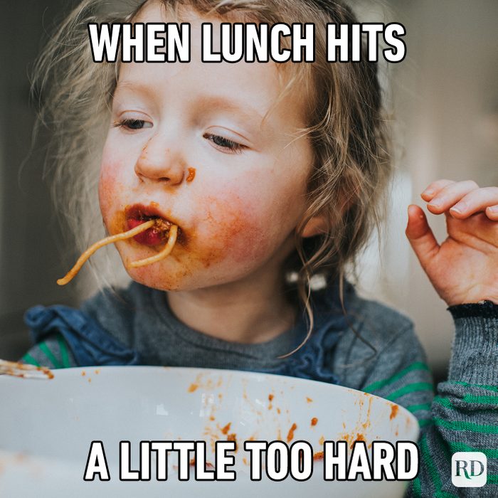 When Lunch Hits A Little Too Hard