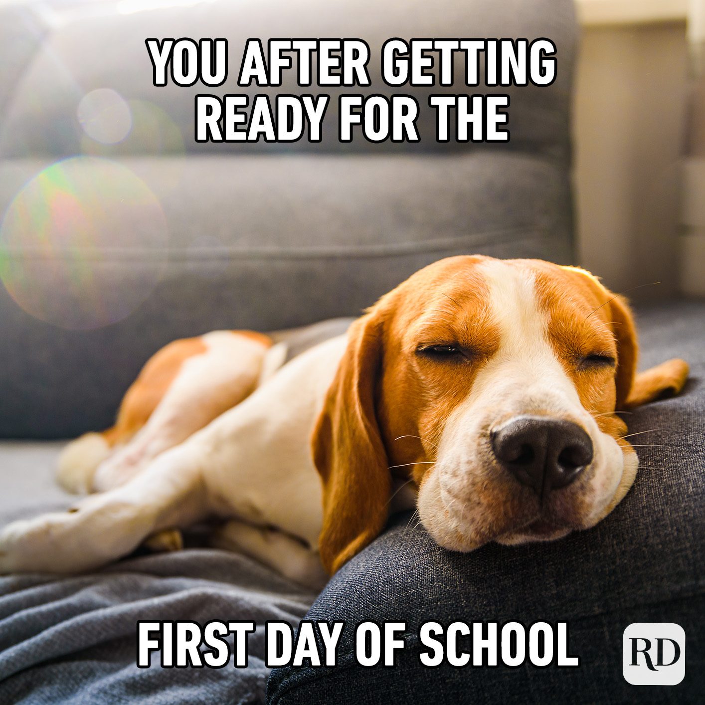 You After Getting Ready For The First Day Of School