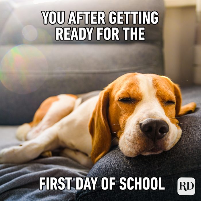 You After Getting Ready For The First Day Of School
