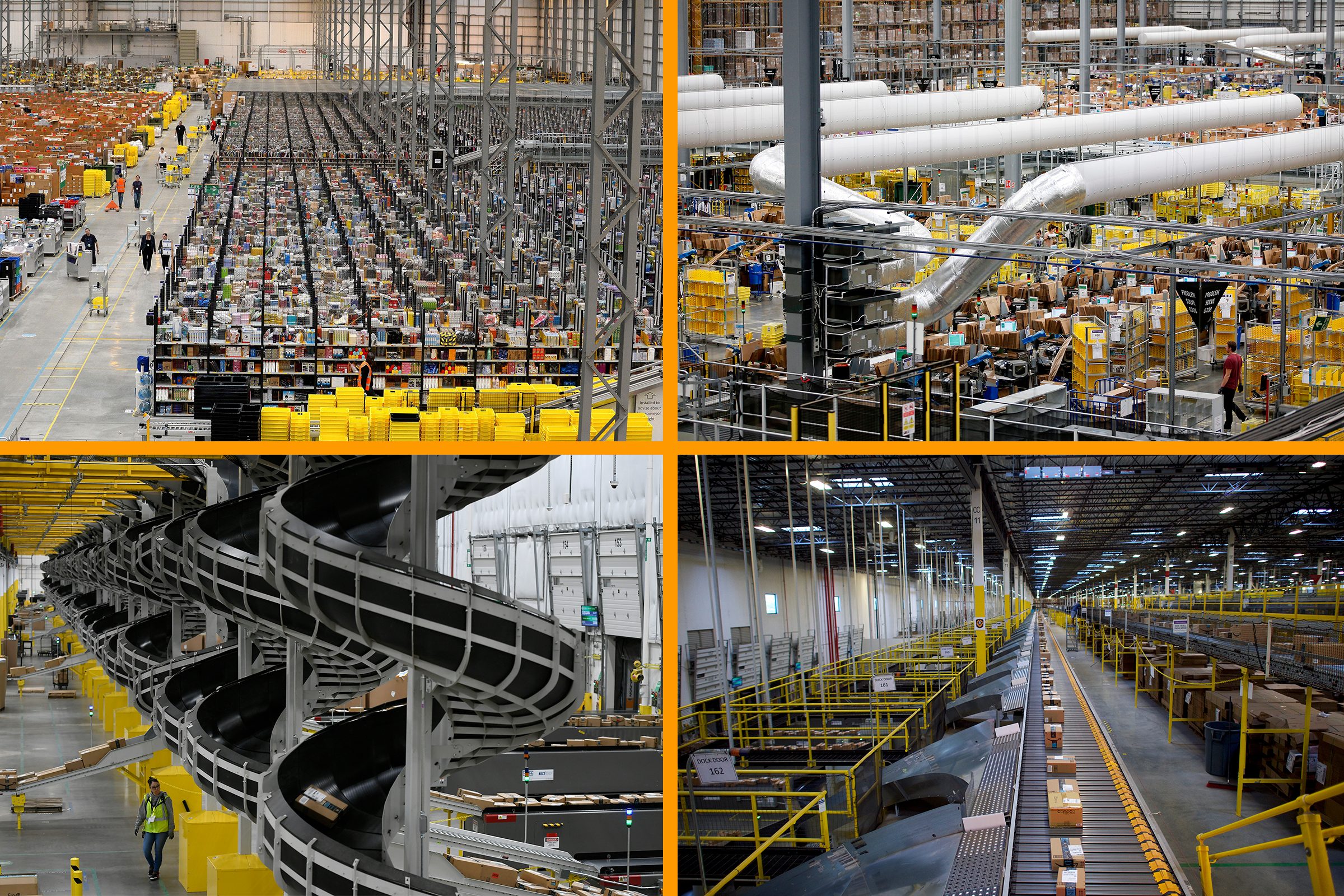 Here’s What It Looks Like Inside an Amazon Warehouse