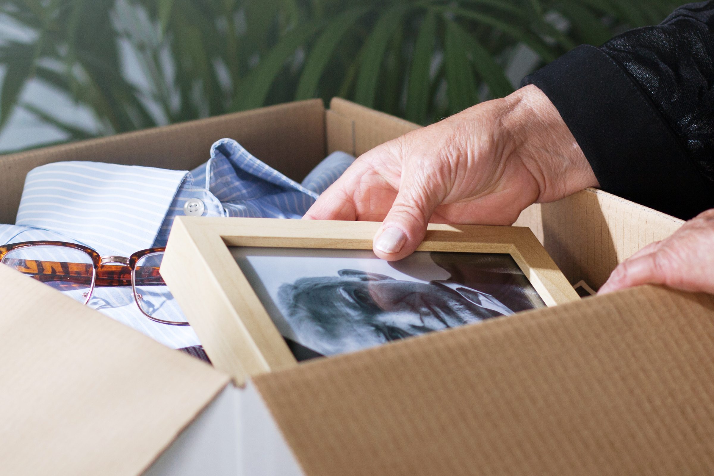 Memory Box with keepsakes