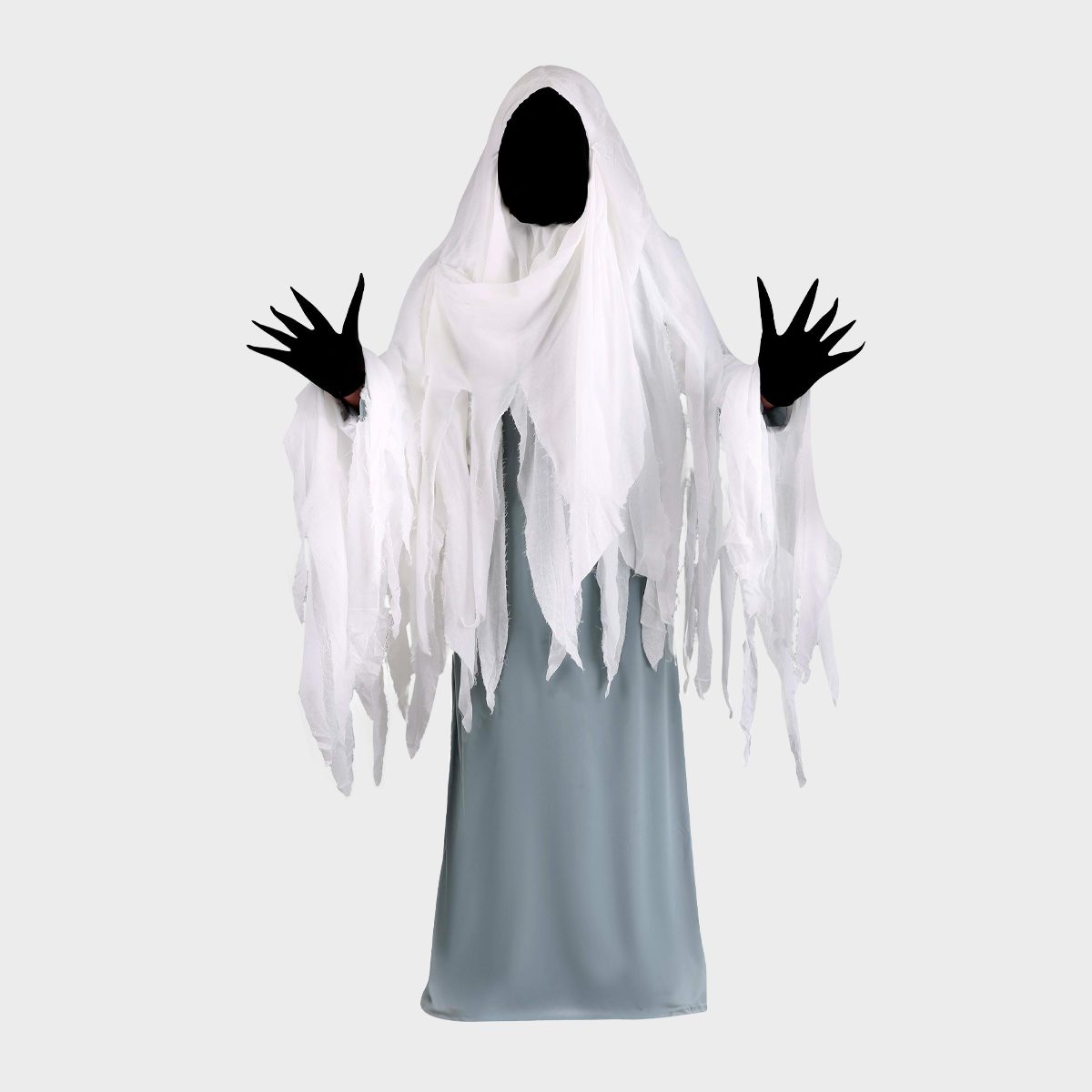 Adult Spooky Ghost Costume Ecomm Halloweencostumes.com