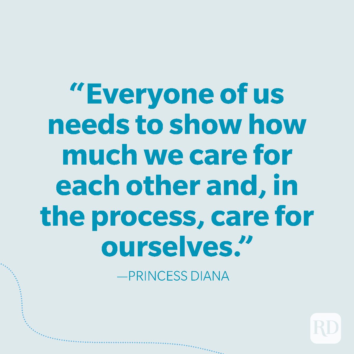38-Everyone of us needs to show how much we care for each other and, in the process, care for ourselves