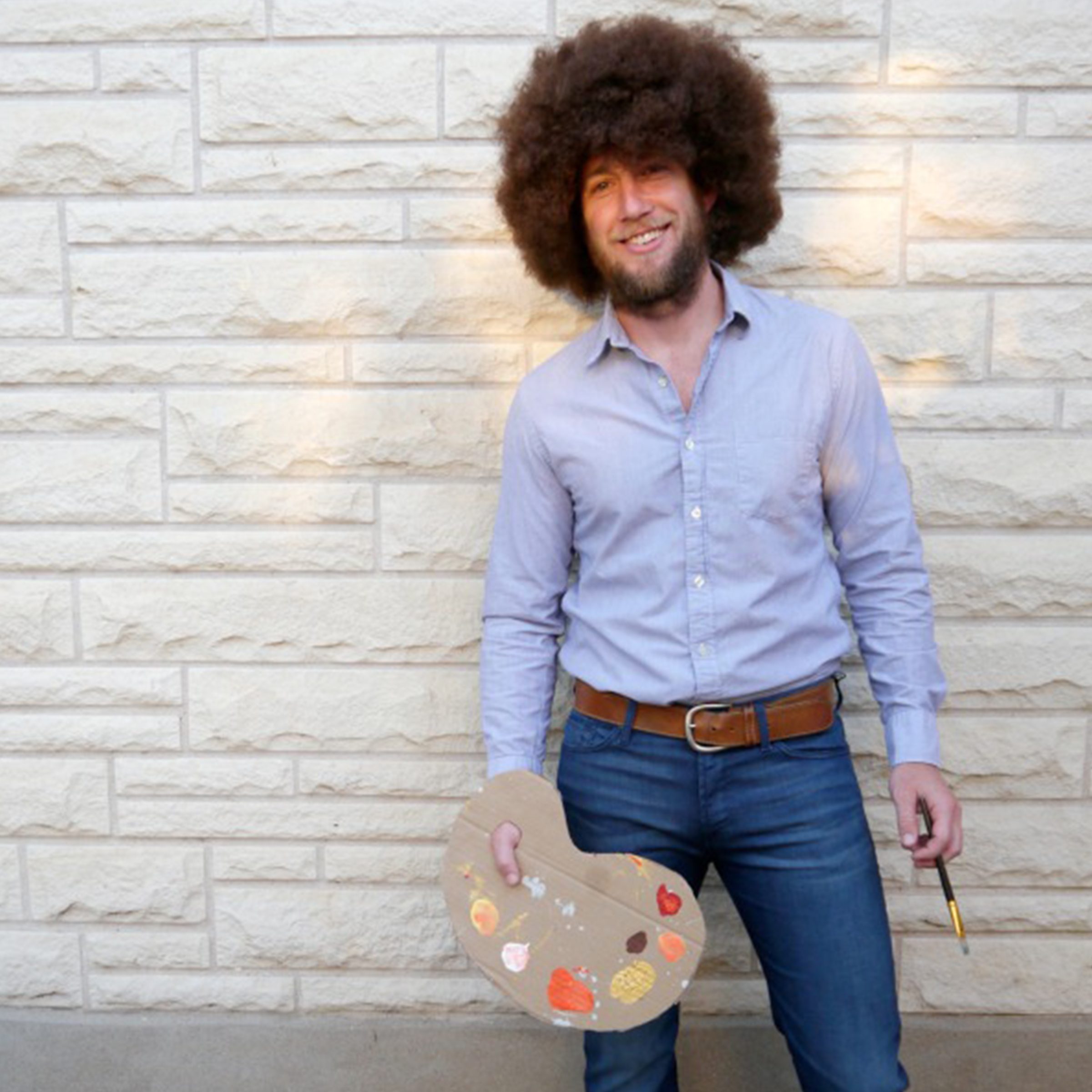 Bob Ross Halloween Costume