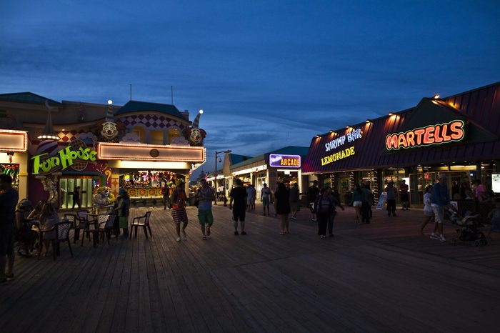 point pleasant new jersey boardwalk at night