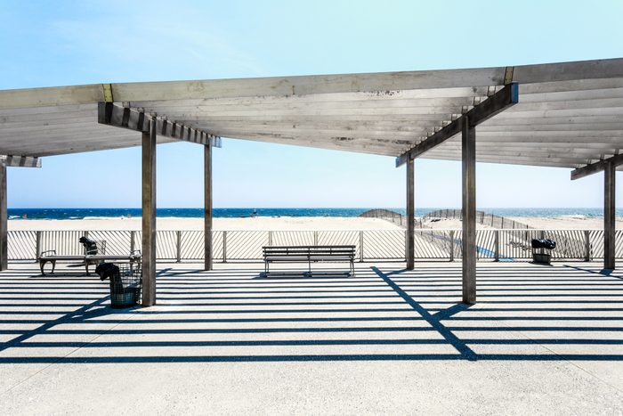 rockaway beach boardwalk in new york