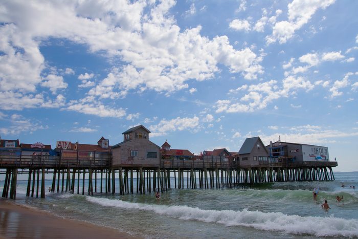 Old Orchard Beach Maine boardwalk