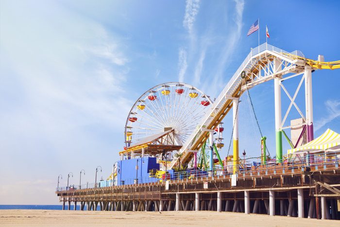 Santa Monica Pier in California