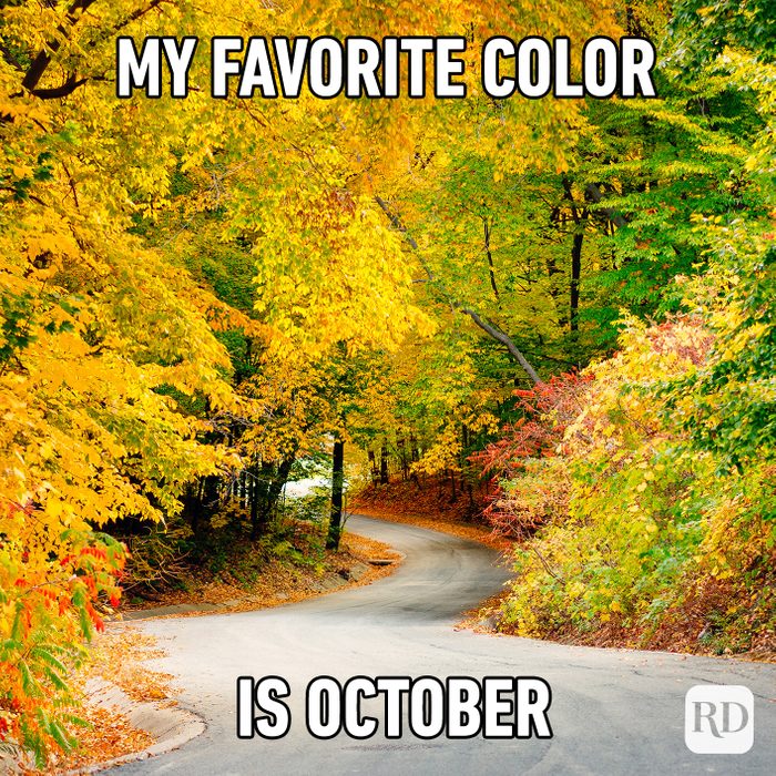 My Favorite Color Is October