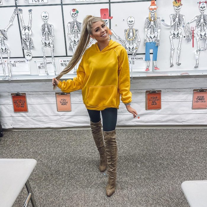 Ariana Grande Halloween Costume Via Msbolier Instagram