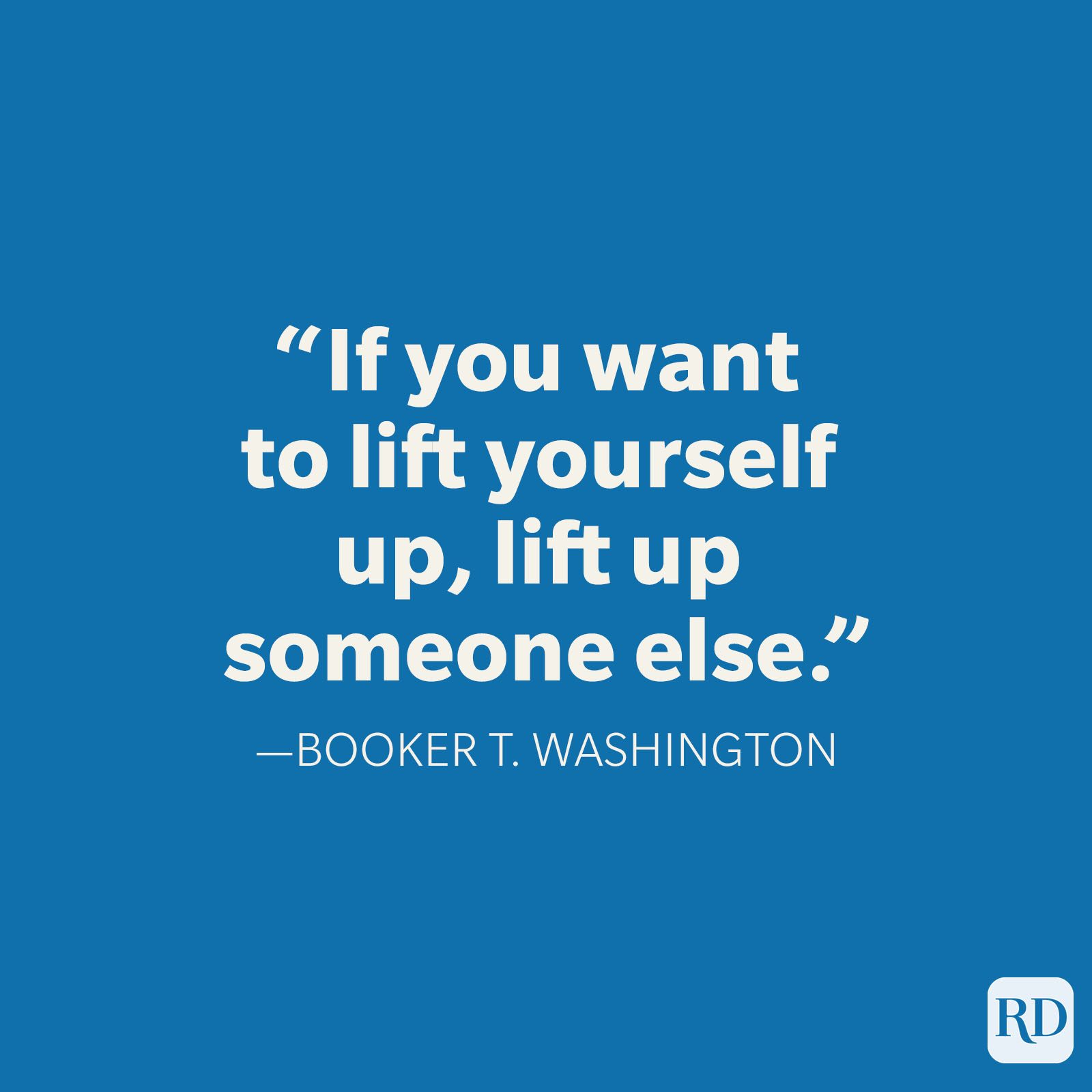 Booker T Washington Teamwork Quote