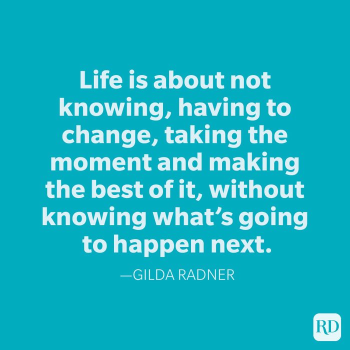 Gilda Radner Change Quotes