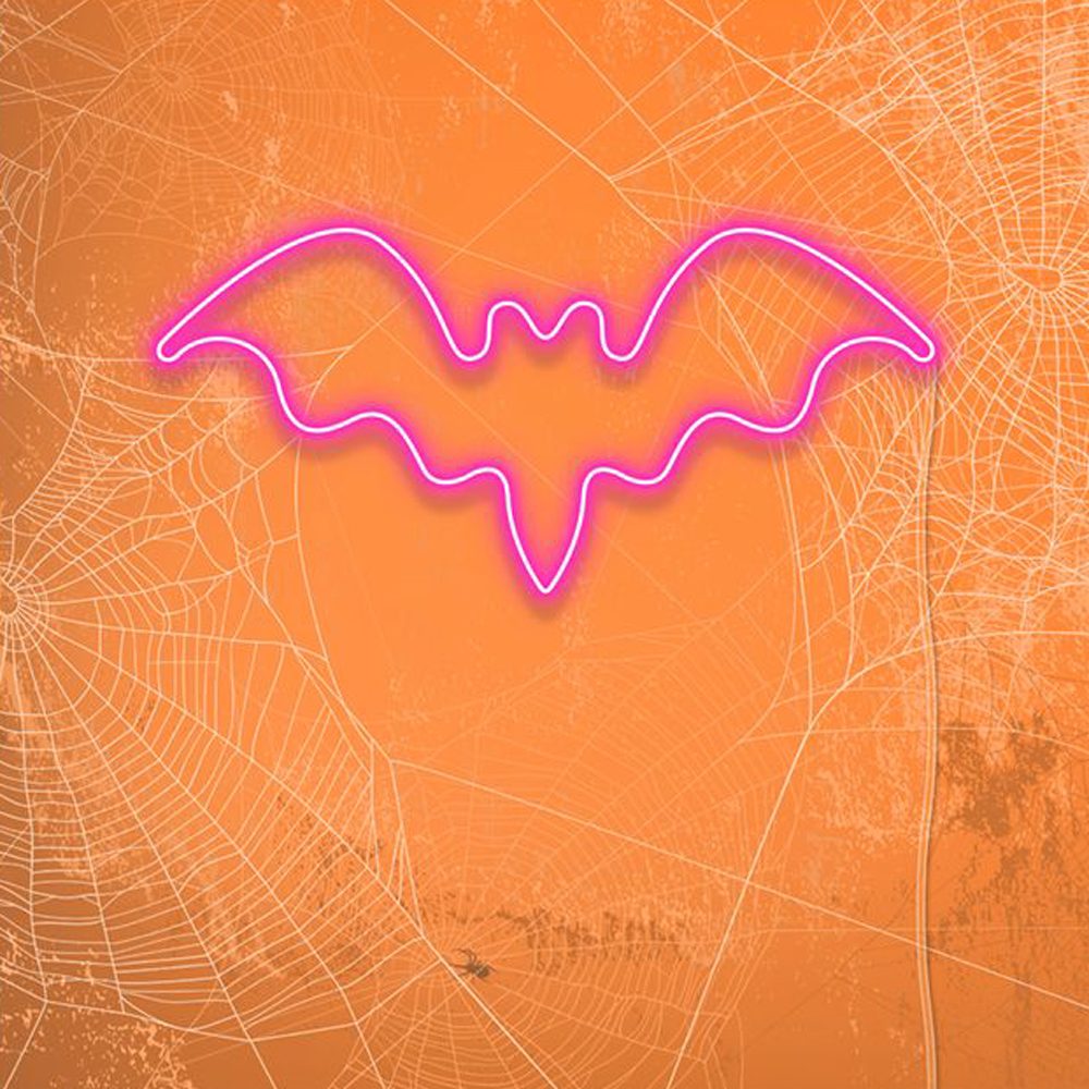 Halloween Bat Neon Sign