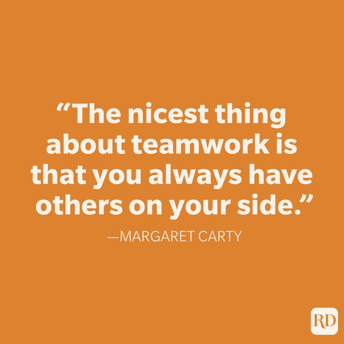 Margaret Carty Teamwork Quote