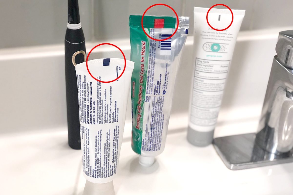 Here’s What Those Colored Squares on Your Toothpaste Tube Actually Mean