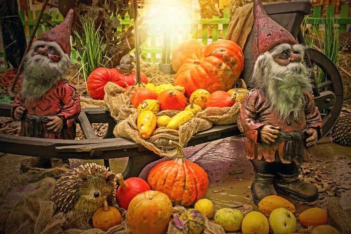 Halloween decoration with characters