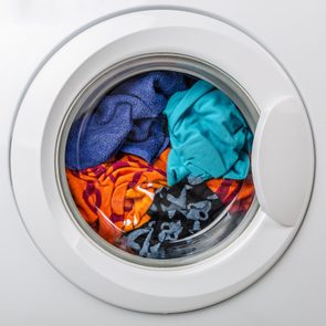 Washing machine with color clothes