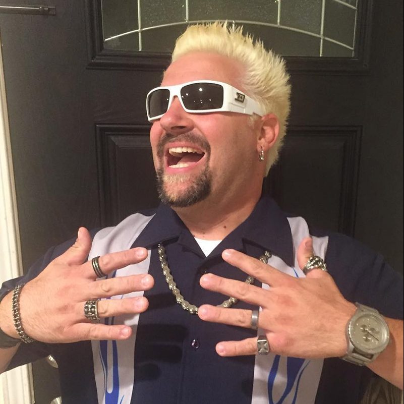 Guy Fieri Halloween Costume Courtesy @macomberfiberglassbodies Via Instagram