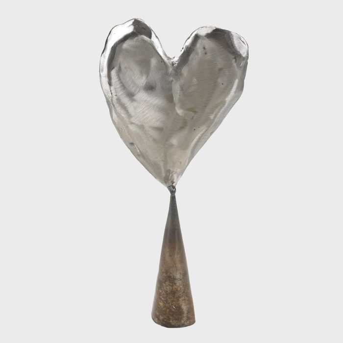 Heart Metal Christmas Tree Topper Via Etsy