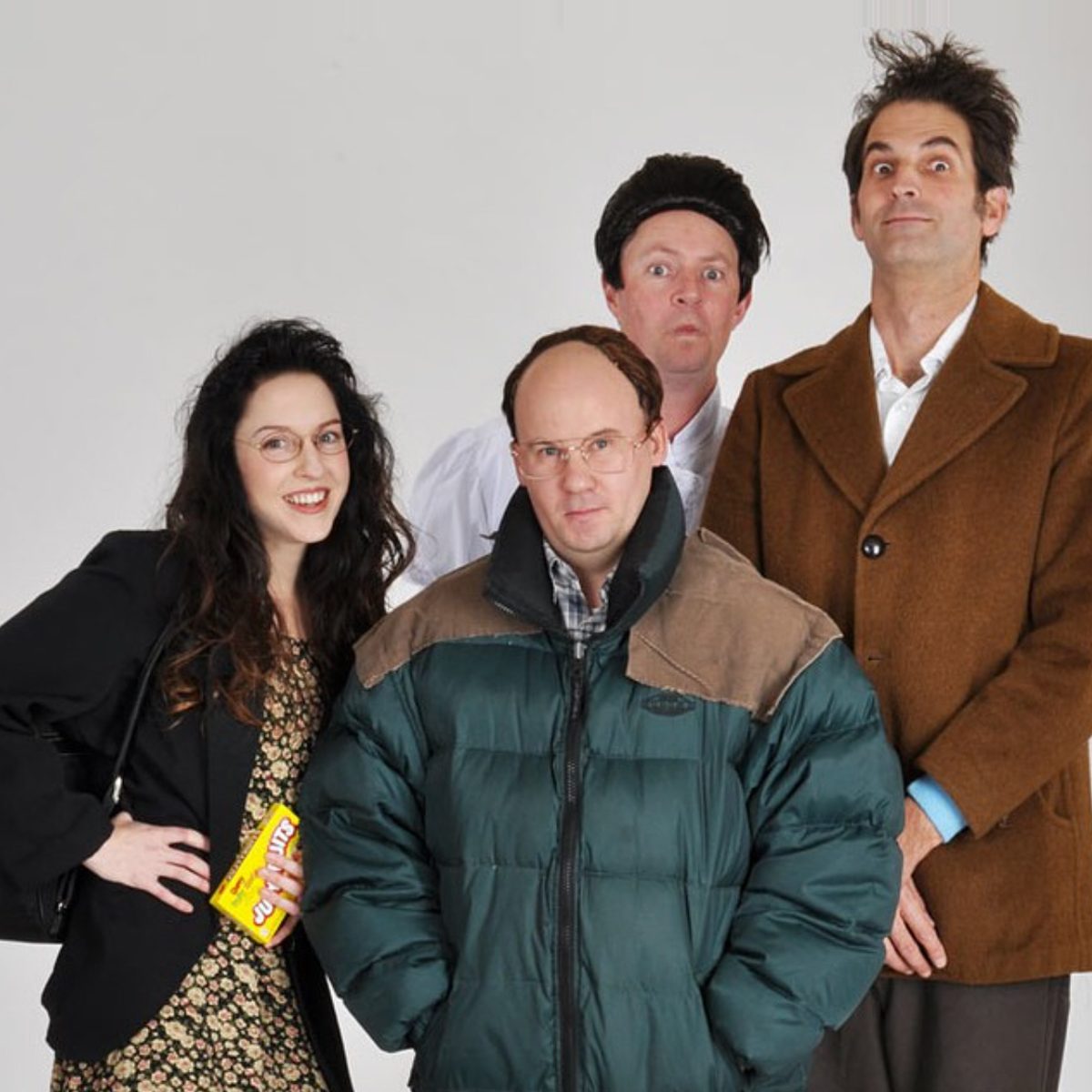 Jerry, Kramer Or George Halloween Costume Courtesy @computerblueart Via Instagram