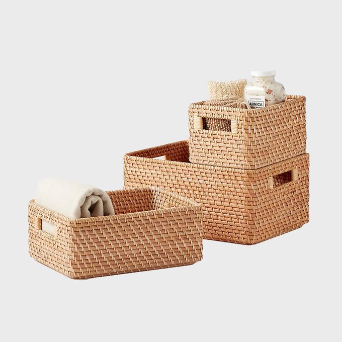 Marie Kondo Collection Rattan Bins