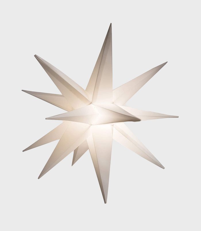 Moravian Star Christmas Tree Topper Via Amazon