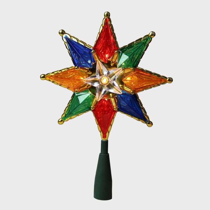 Multi Colored Christmas Tree Topper Via Target