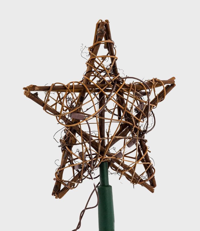 Natural Star Christmas Tree Topper Via Amazon