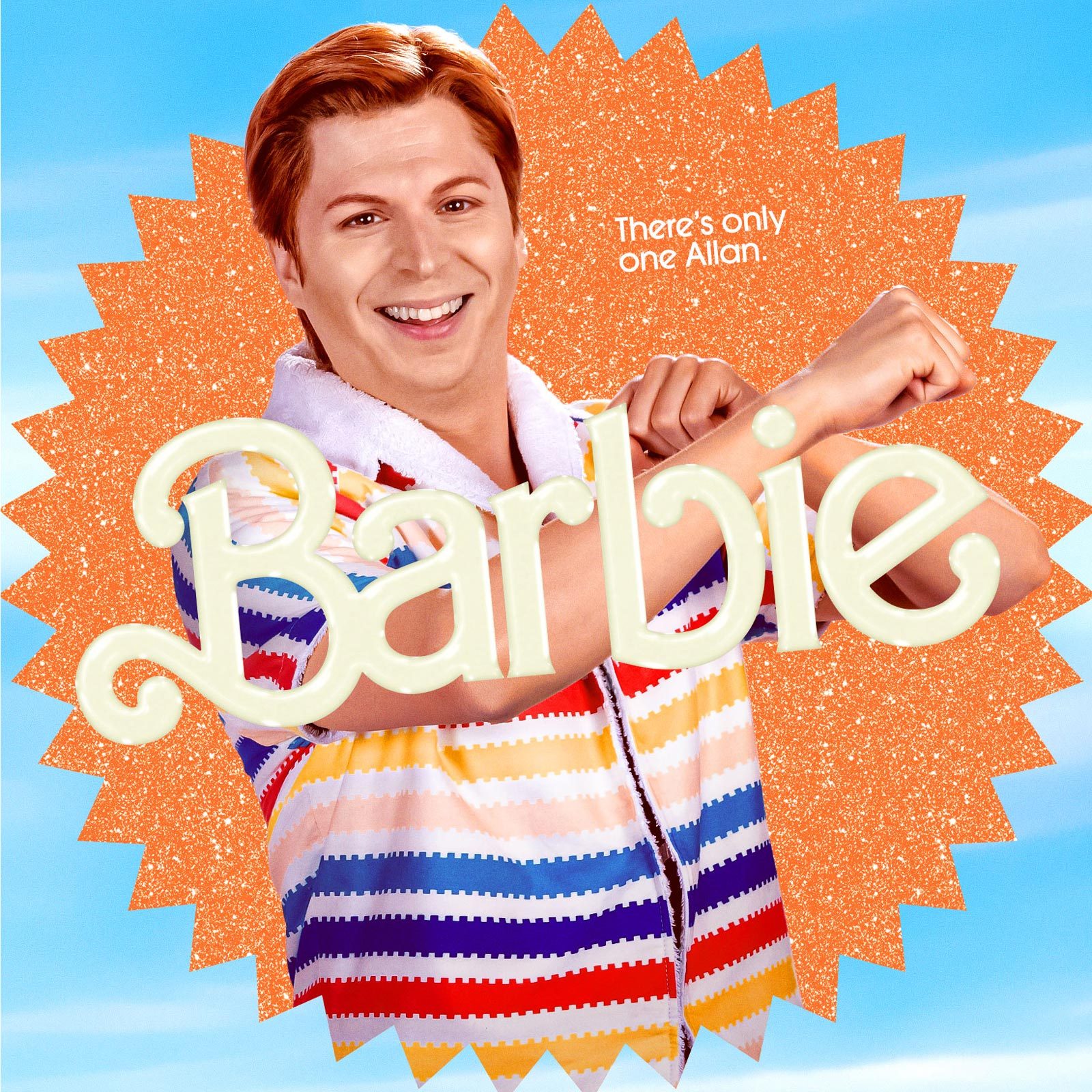 Allan barbie movie character poster