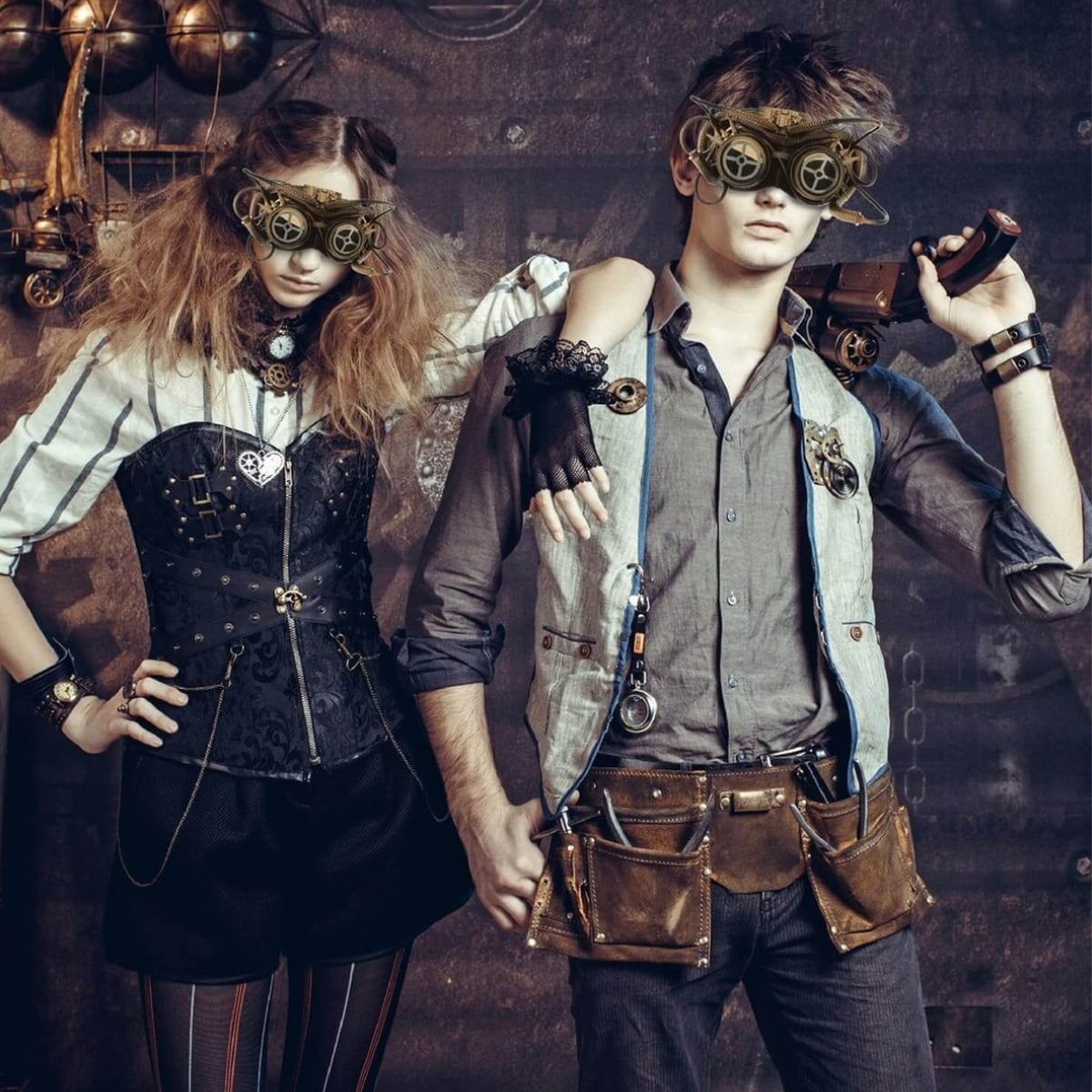 Steampunk Halloween Costume Courtesy @attitudestudio1 Via Instagram