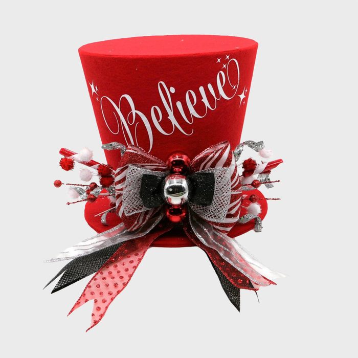 Top Hat Christmas Tree Topper Via Etsy