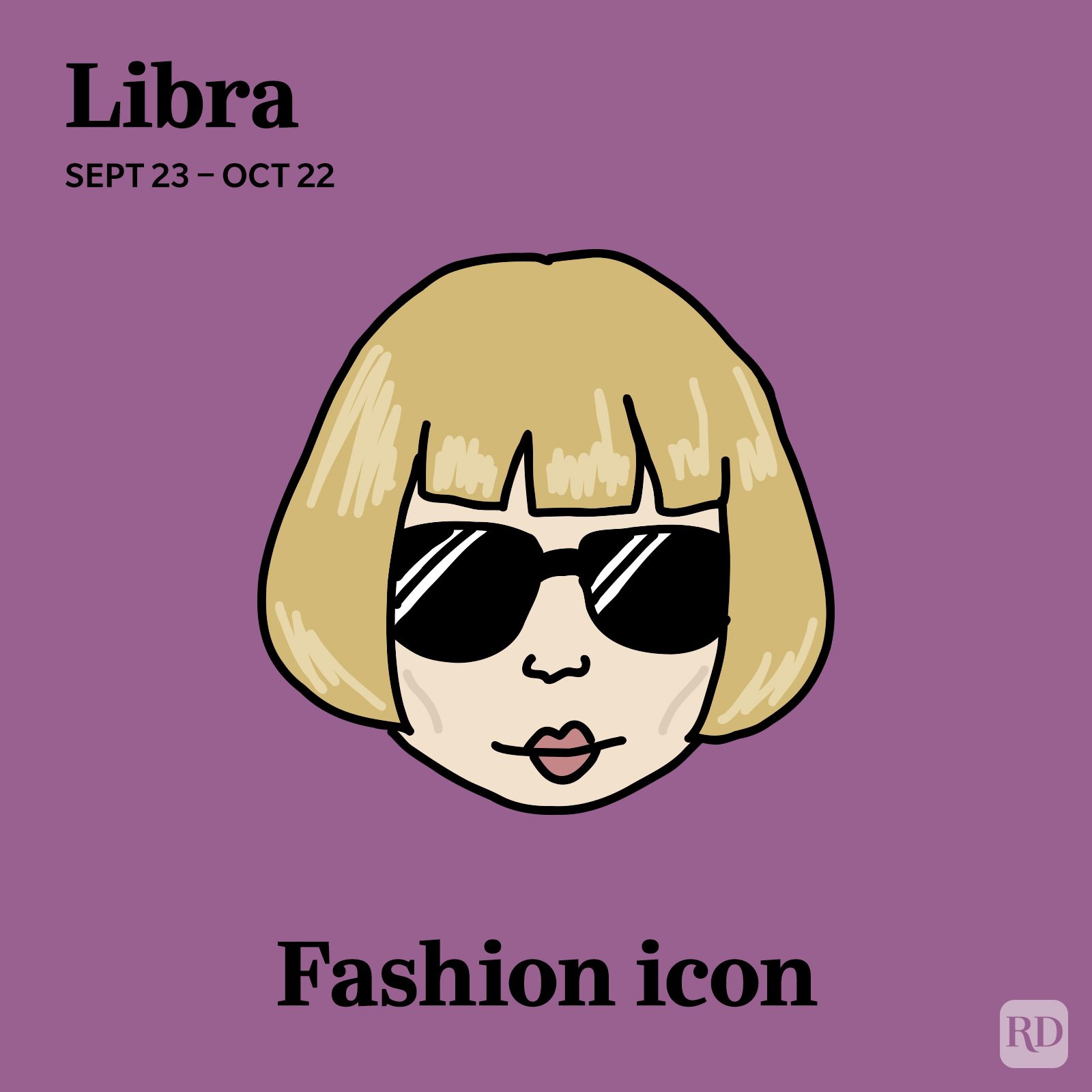 Illustration of Anna Wintour