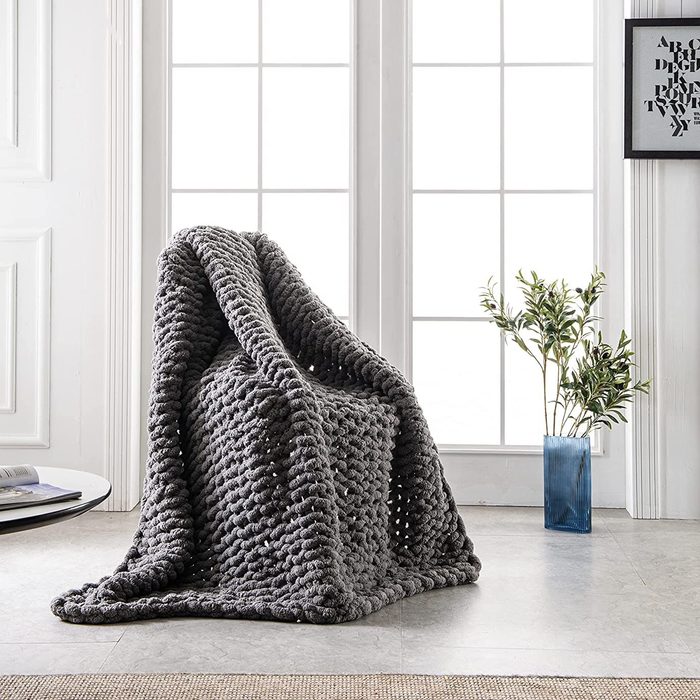 Chunky Knit Blanket Throw