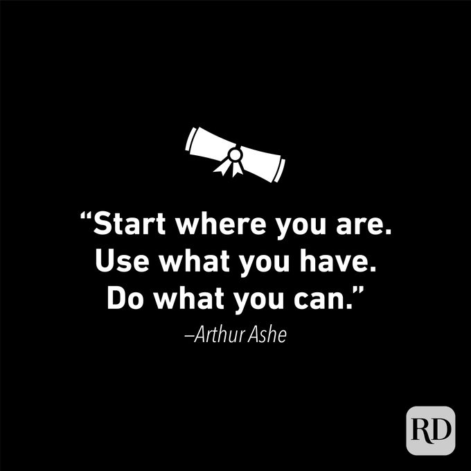 Graduation Quote by Arthur Ashe