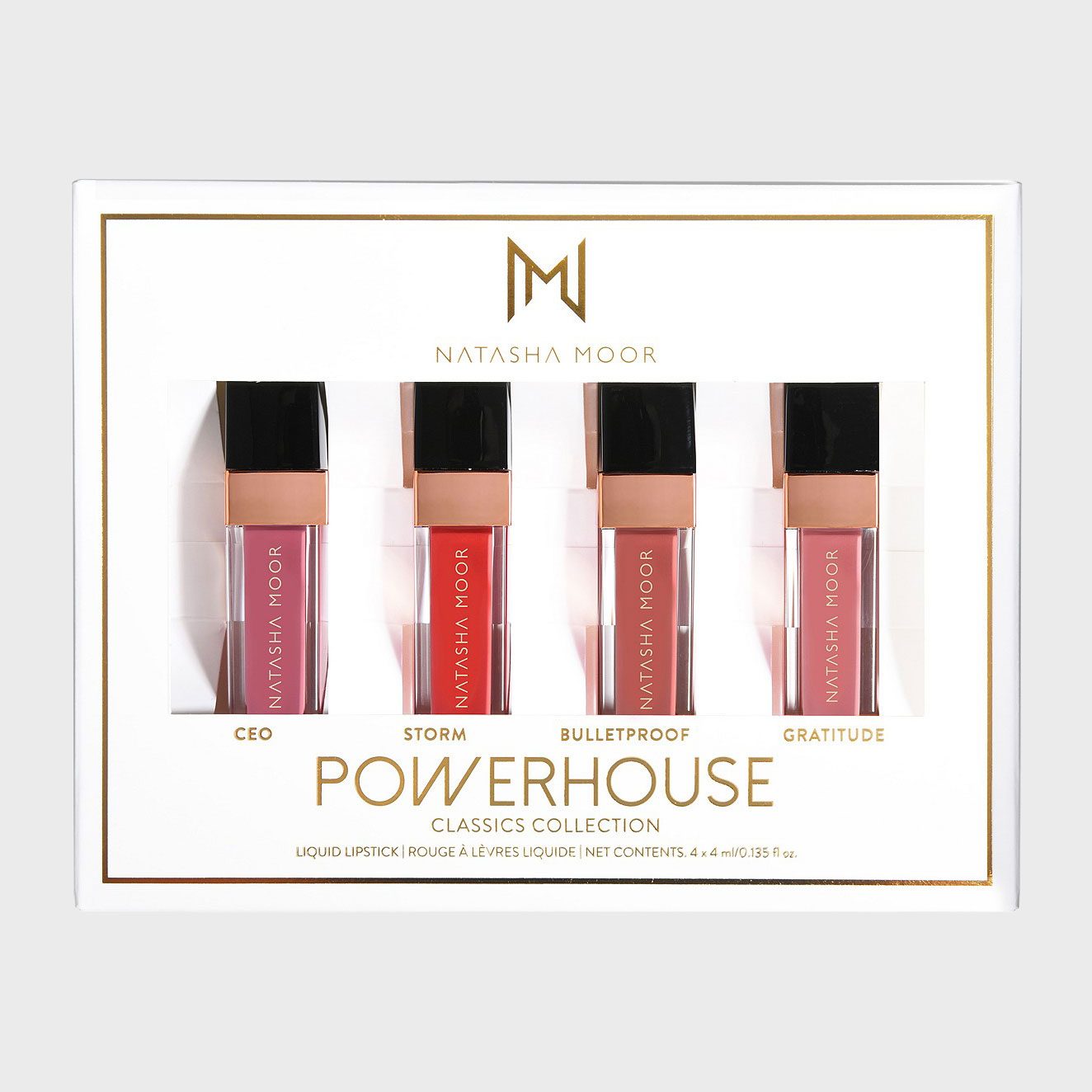 4 Pc. Powerhouse Classics Collection Mini Molten Matte Set