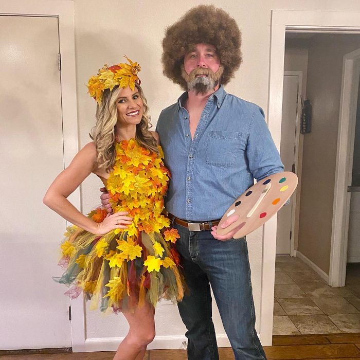 Bob Ross Halloween costume