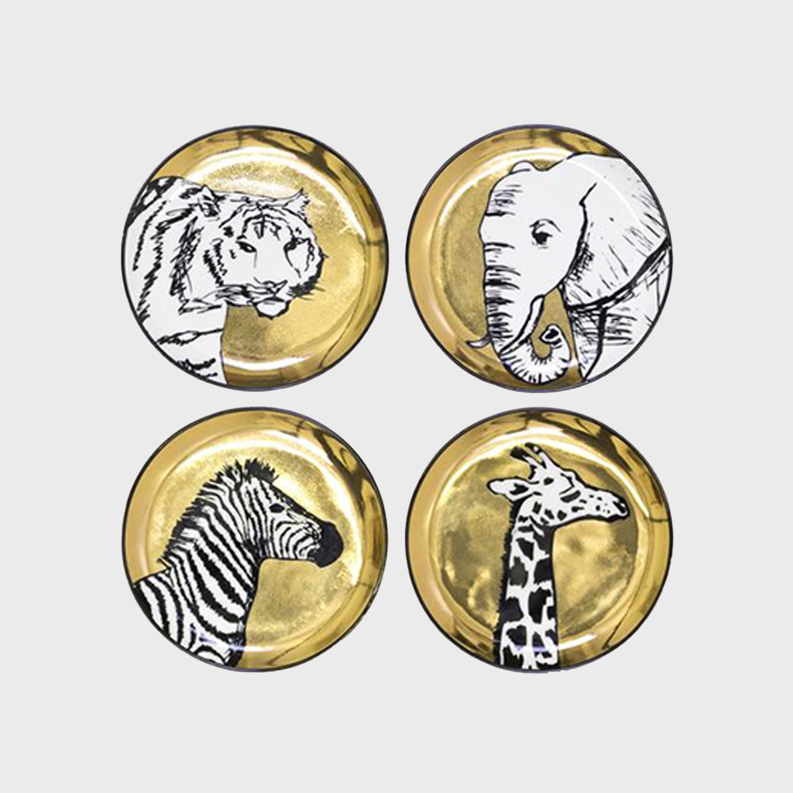 Burke Decor Animalia Coasters Via Burkedecor