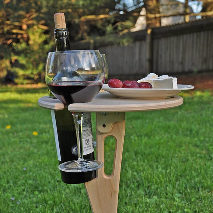 Faircraftusa Outdoor Wine Table Via Etsy