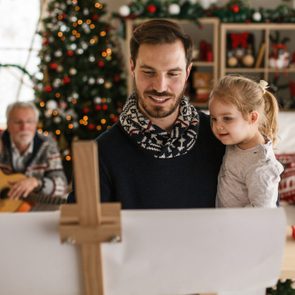 Having family time on Christmas day