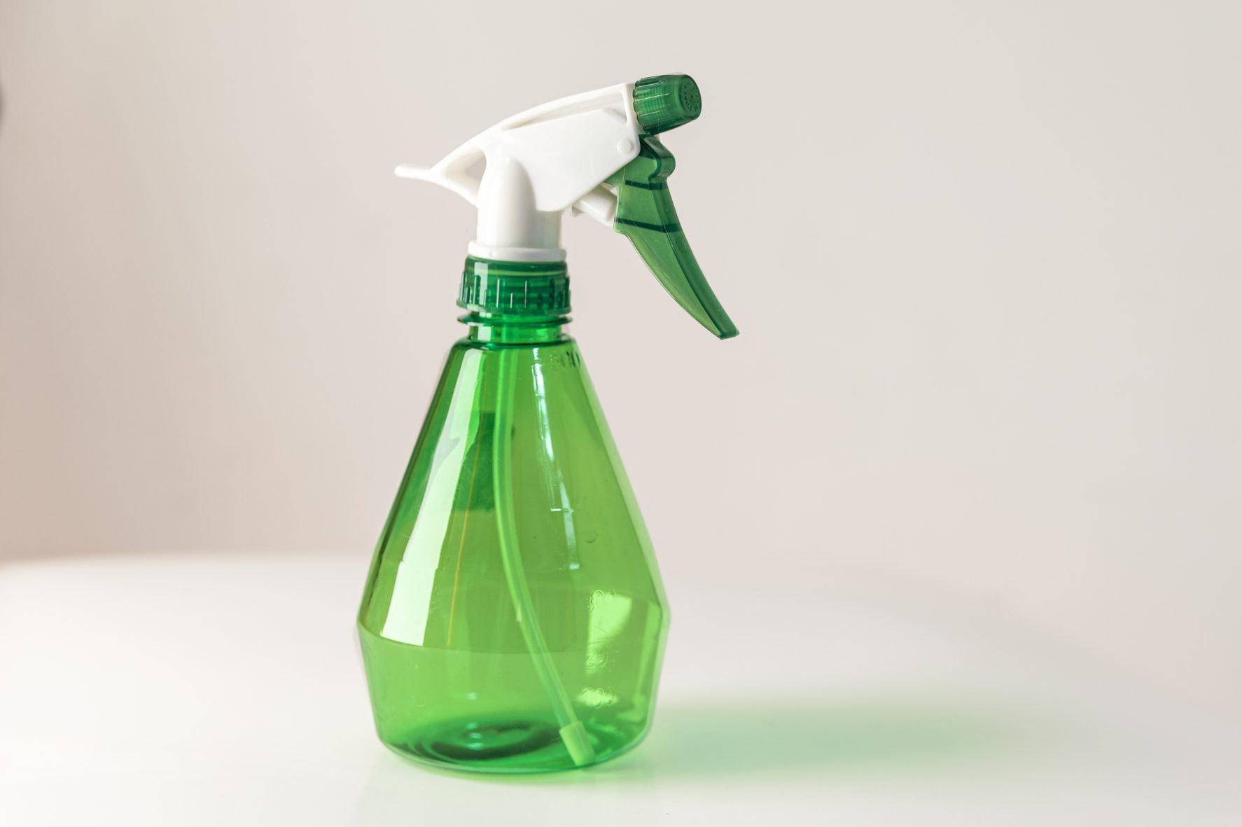 spray bottle of vinegar