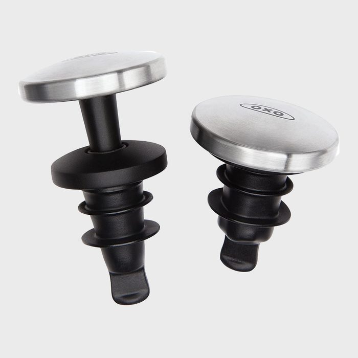 Oxo Steel Spillproof Wine Stoppers Via Amazon