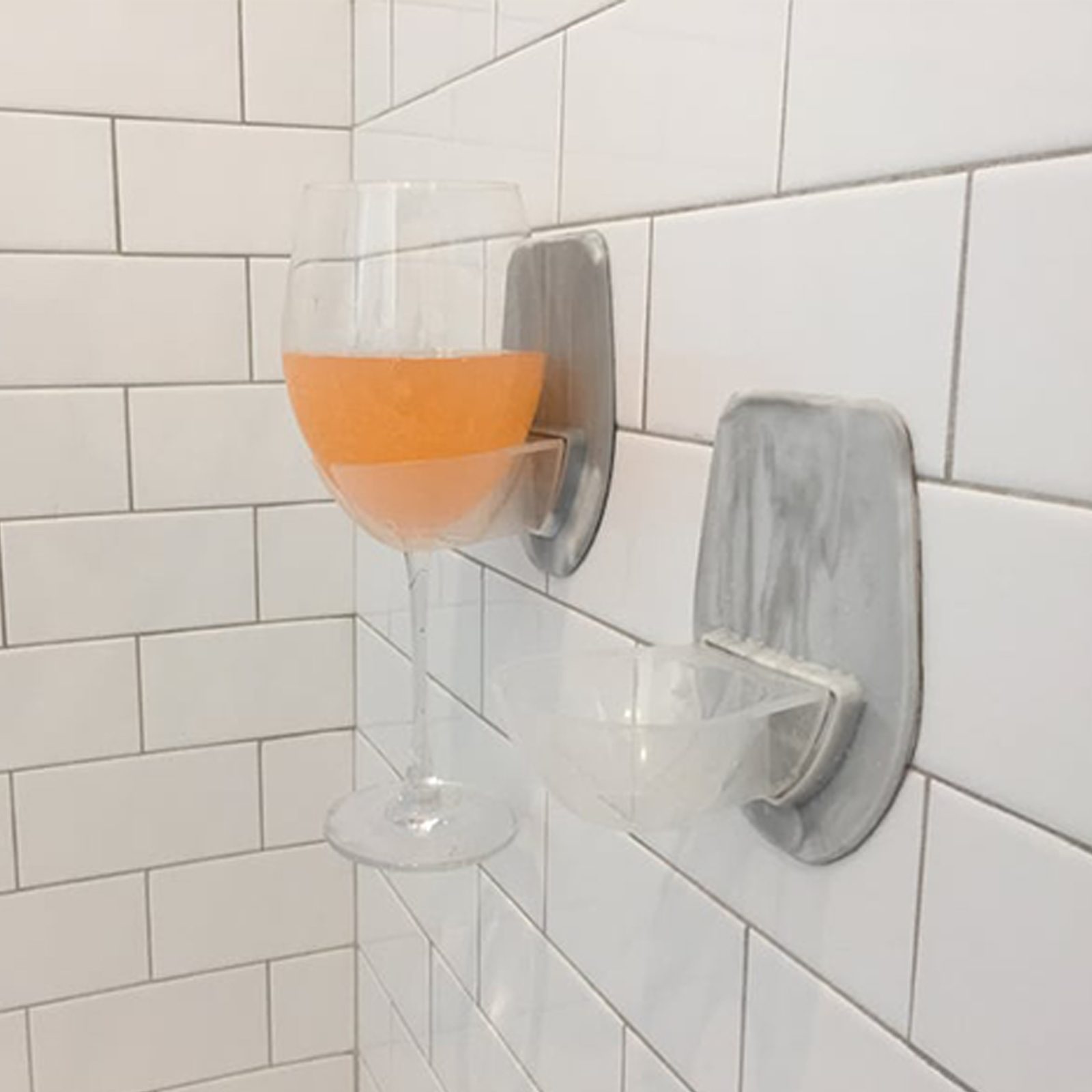 Woodbine Trading Co Shower Wine Holder Via Etsy