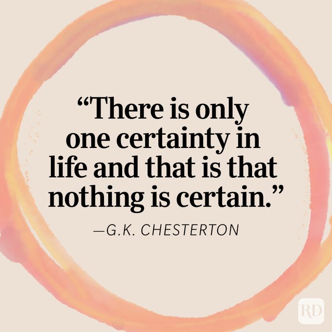 Gk Chesterton Life Quote