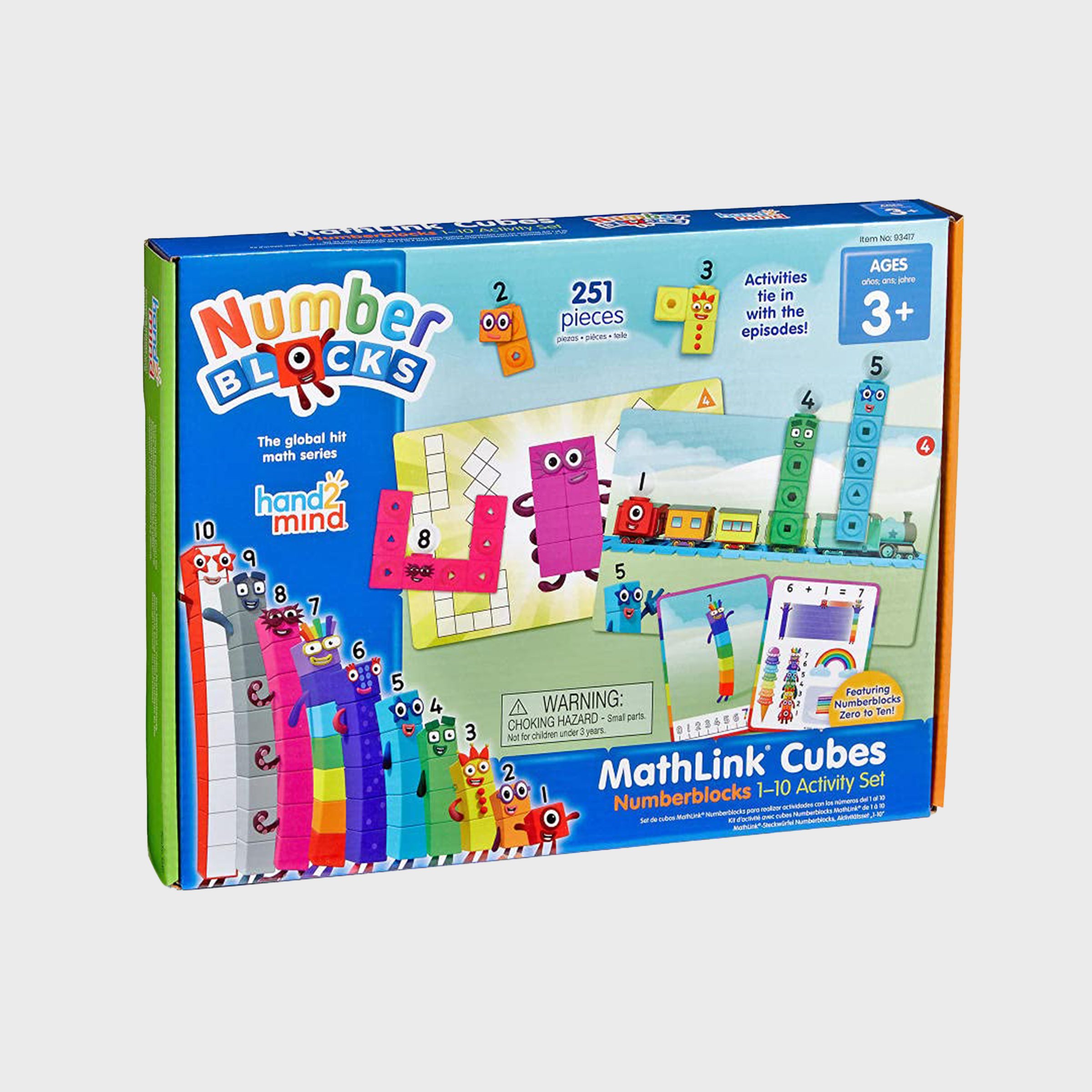 Hand2mind Numberblocks Mathlink Cubes 1 10
