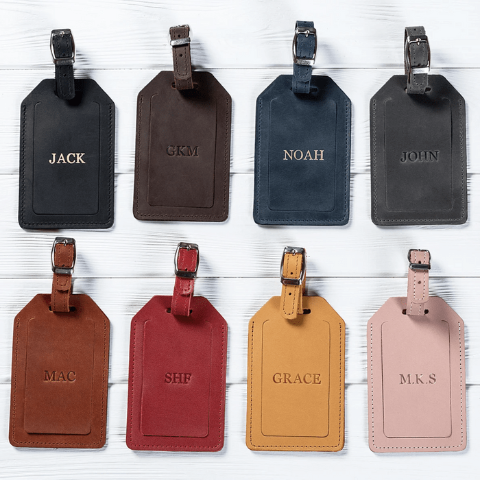Leather Luggage Tags
