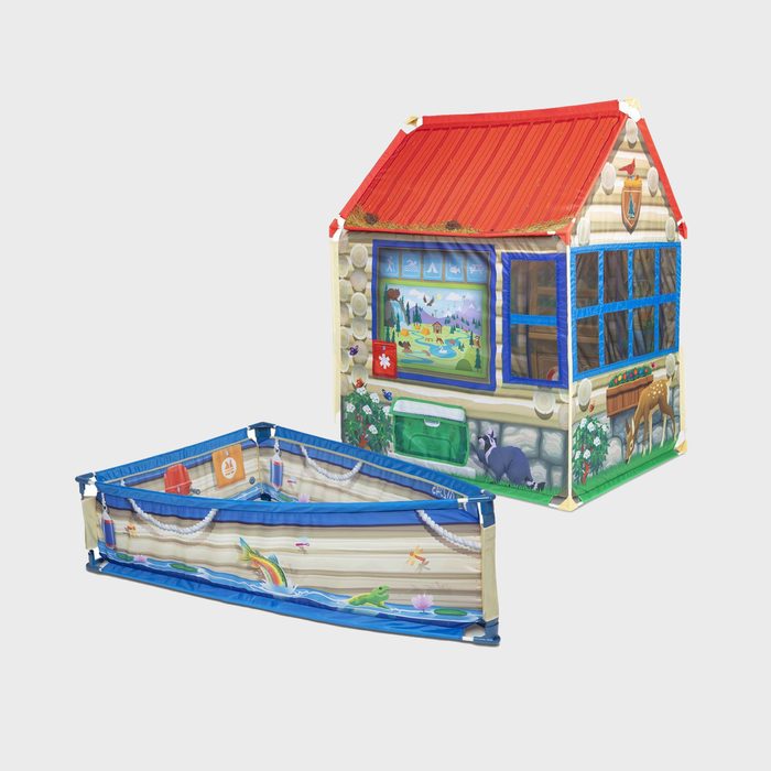 Melissa & Doug Let's Explore Park Ranger Cabin And Boat